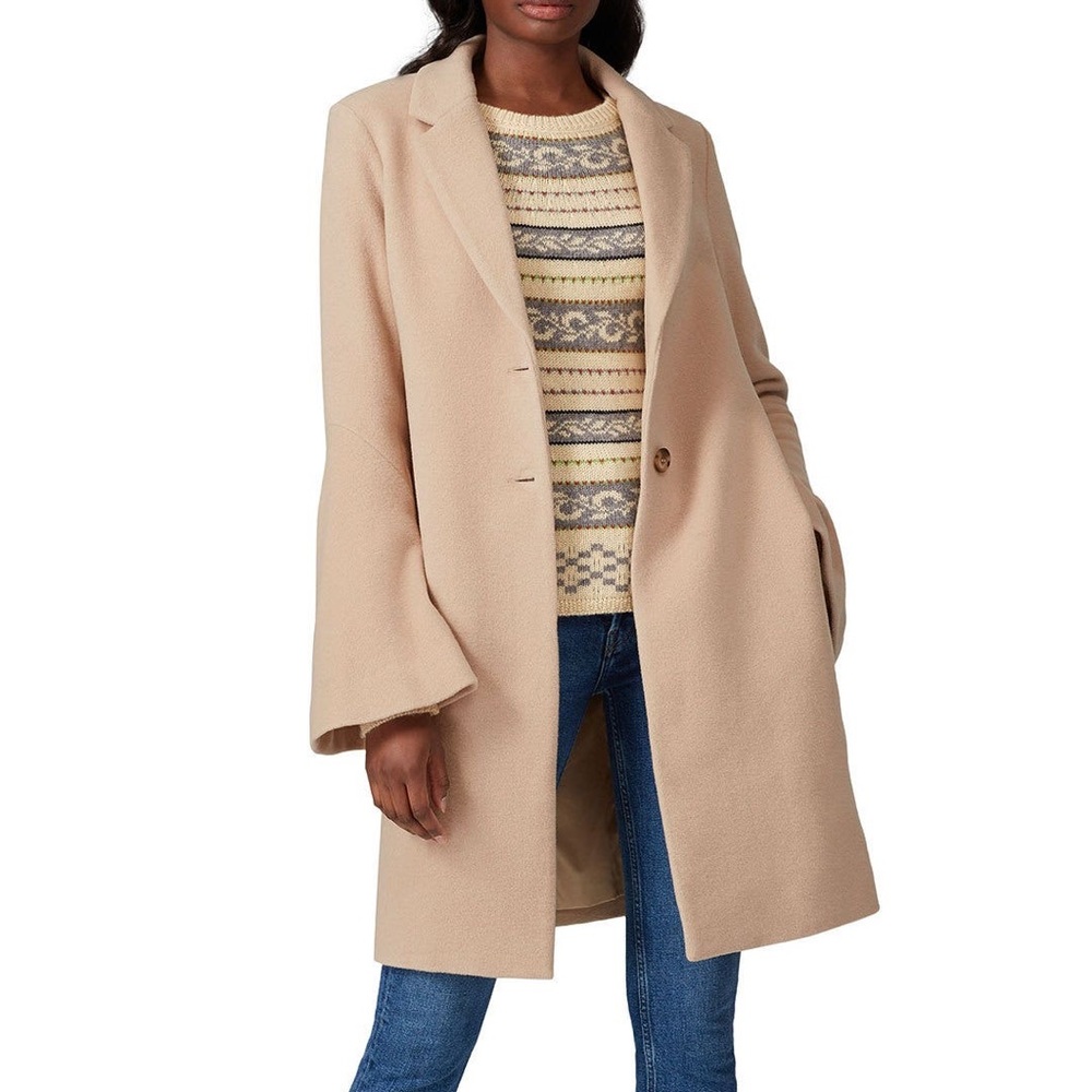 Derek Lam Wool Coat - Camel color